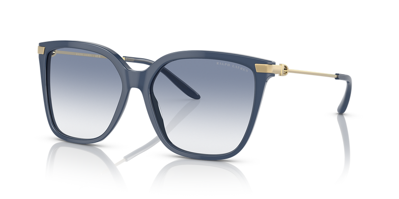 Shiny Navy Opaline Blue