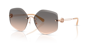 Light Rose Gold  - Light Brown Gradient Grey