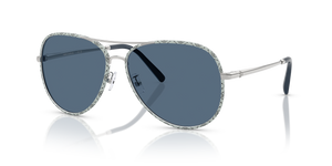 Silver  - Navy Blue