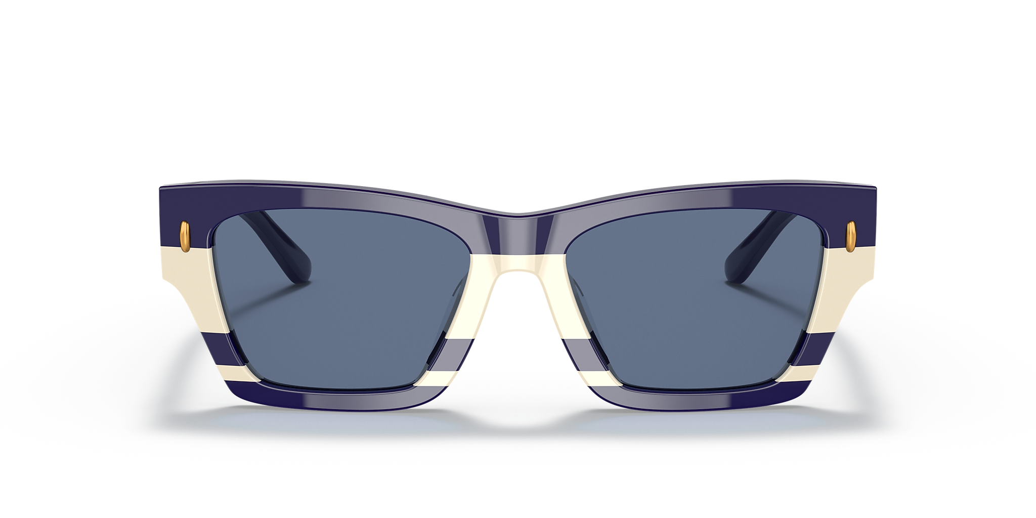 Navy Ivory Vintage Stripes