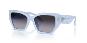 Milky Light Blue  - Grey Gradient