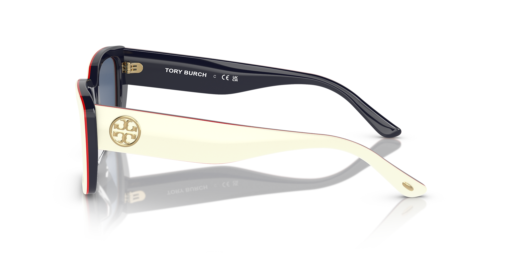 Ivory Red Blue Trilayer