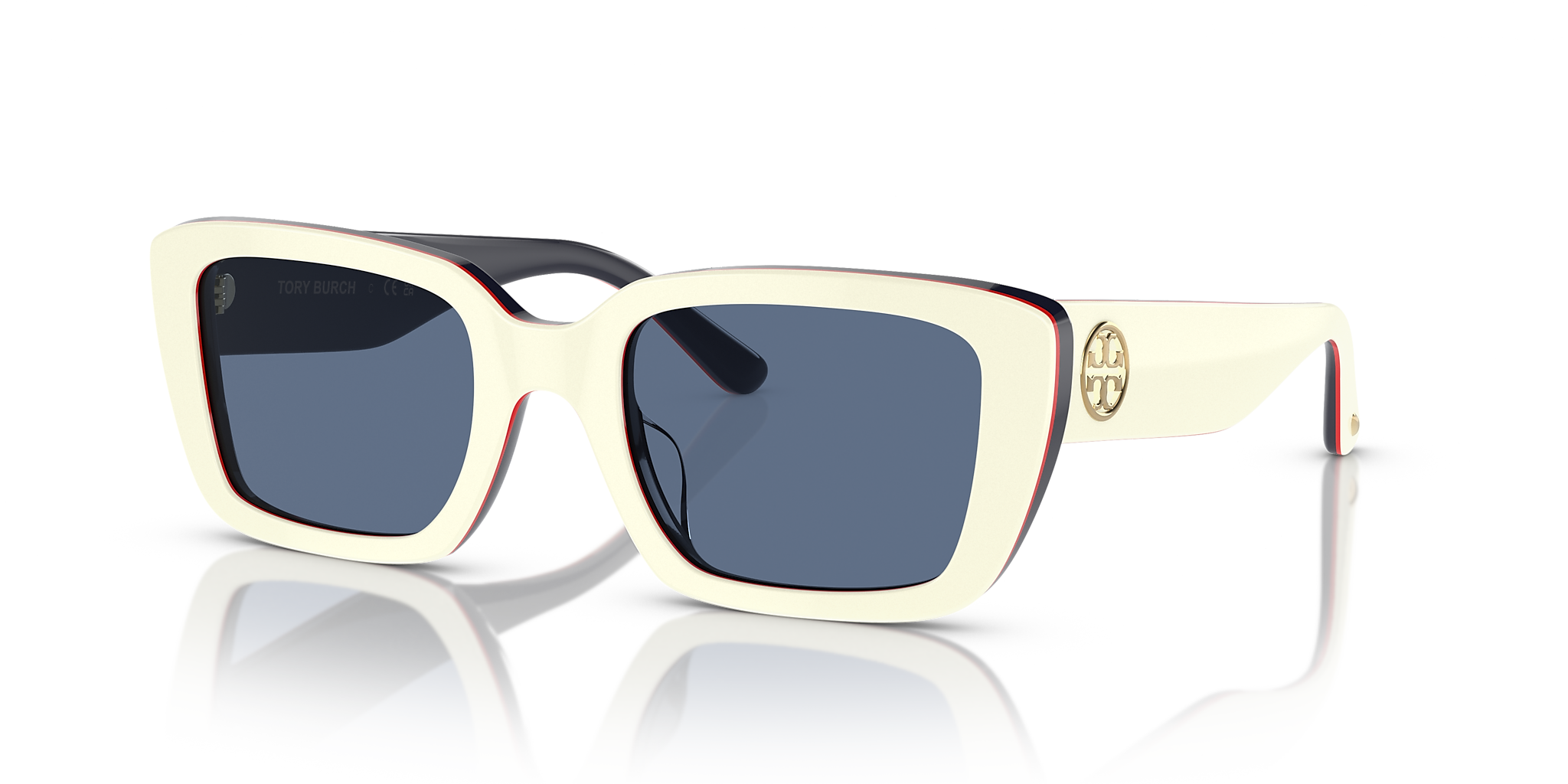 Ivory Red Blue Trilayer