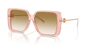 Transparent Pink  - Gradient Light Brown