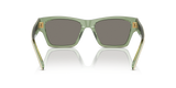 Transparent Green & Ivory
