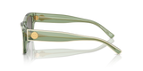 Transparent Green & Ivory