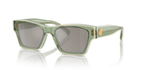 Transparent Green & Ivory