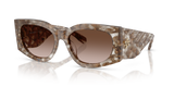 Clear/Brown Tortoise  - Brown Gradient