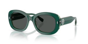 Dark Green/Transparent Sage  - Dark Grey