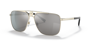 Pale Gold - Light Grey Mirror Silver