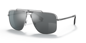 Gunmetal - Light Grey Mirror Black