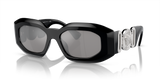 Black - Light Grey Mirror Silver 80