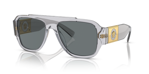 Transparent Grey - Dark Blue