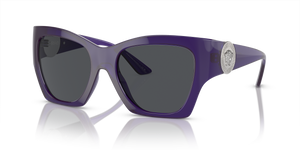 Transparent Purple - Dark Grey