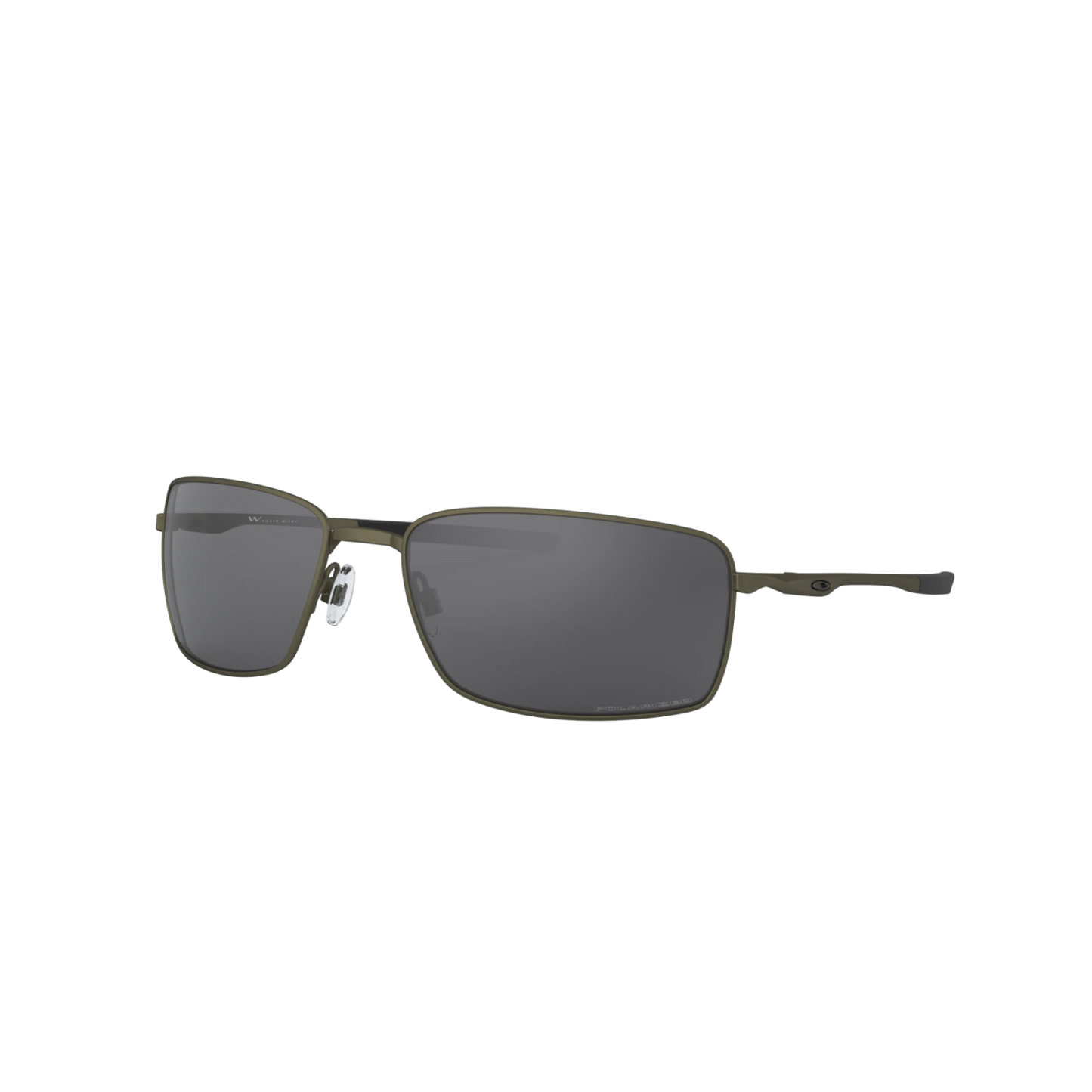 Oakley SQUARE WIRE OO4075 Grey Unisex Polarized Sunglasses
