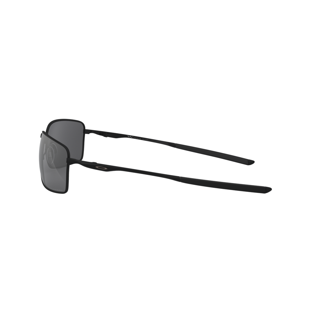 Oakley SQUARE WIRE OO4075 Black Unisex Polarized Sunglasses