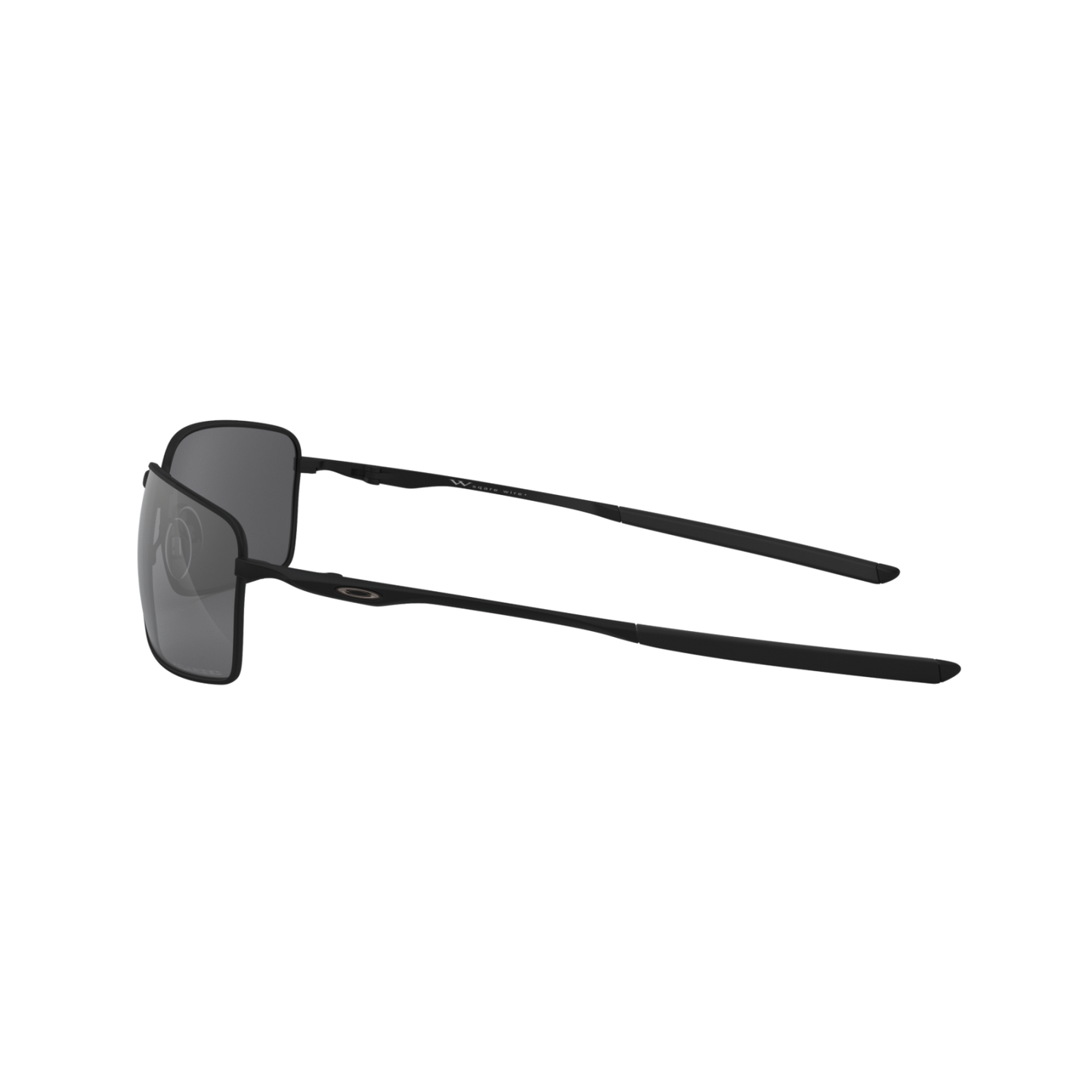 Oakley SQUARE WIRE OO4075 Black Unisex Polarized Sunglasses