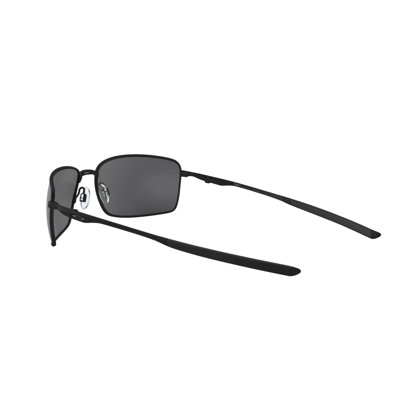 Oakley SQUARE WIRE OO4075 Black Unisex Polarized Sunglasses