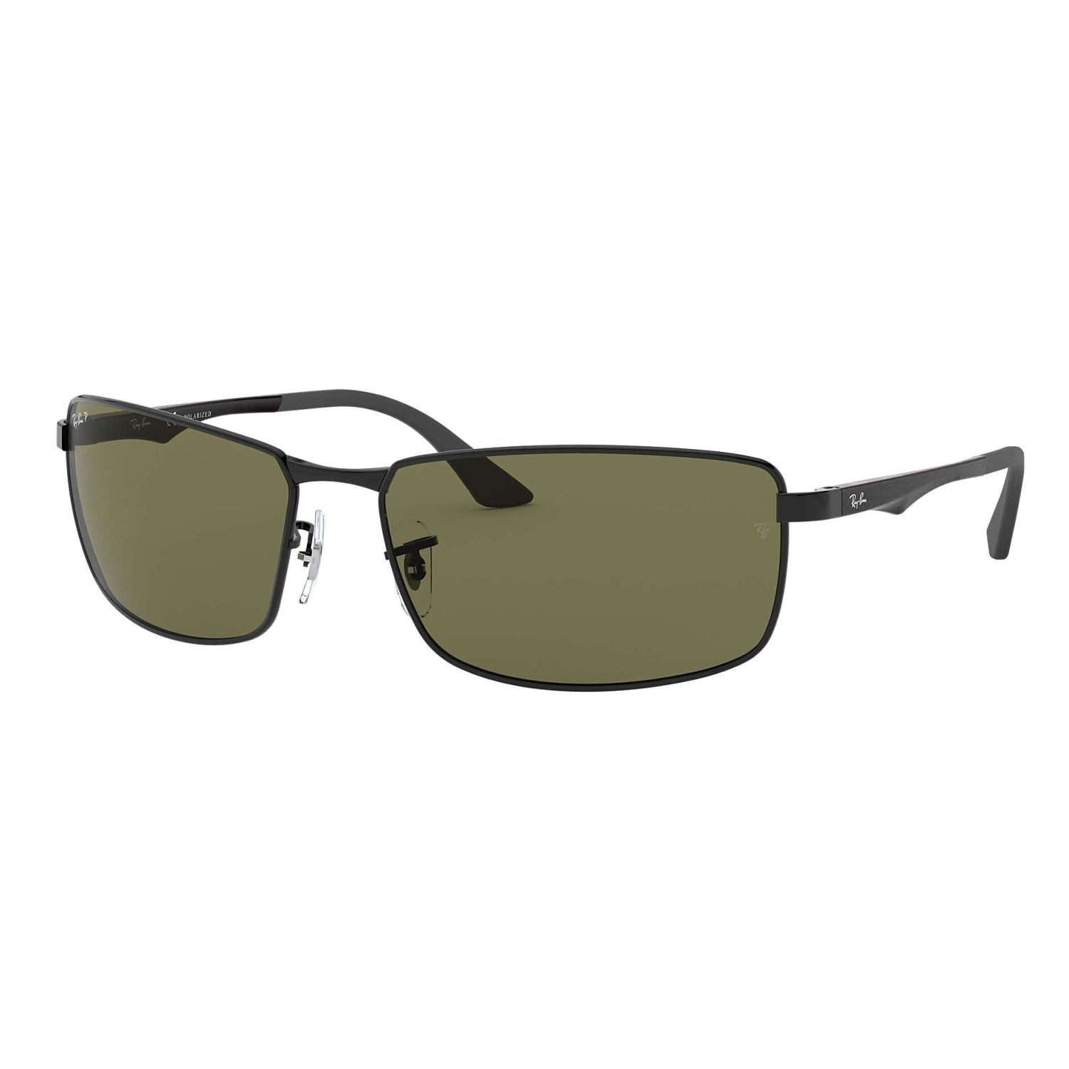 Ray Ban RB3498 RB3498 Green Black Men's Polarized Sunglasses