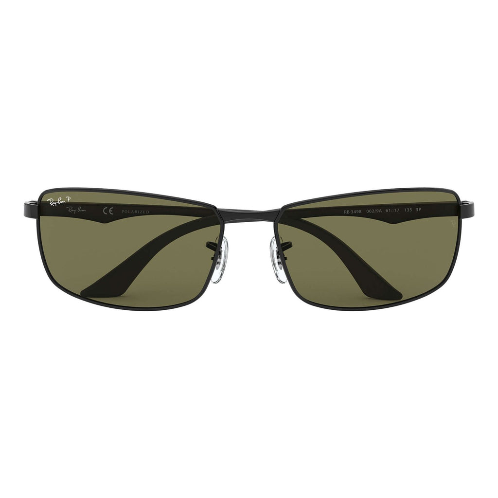 Ray Ban RB3498 RB3498 Green Black Men's Polarized Sunglasses