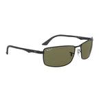 Ray Ban RB3498 RB3498 Green Black Men's Polarized Sunglasses