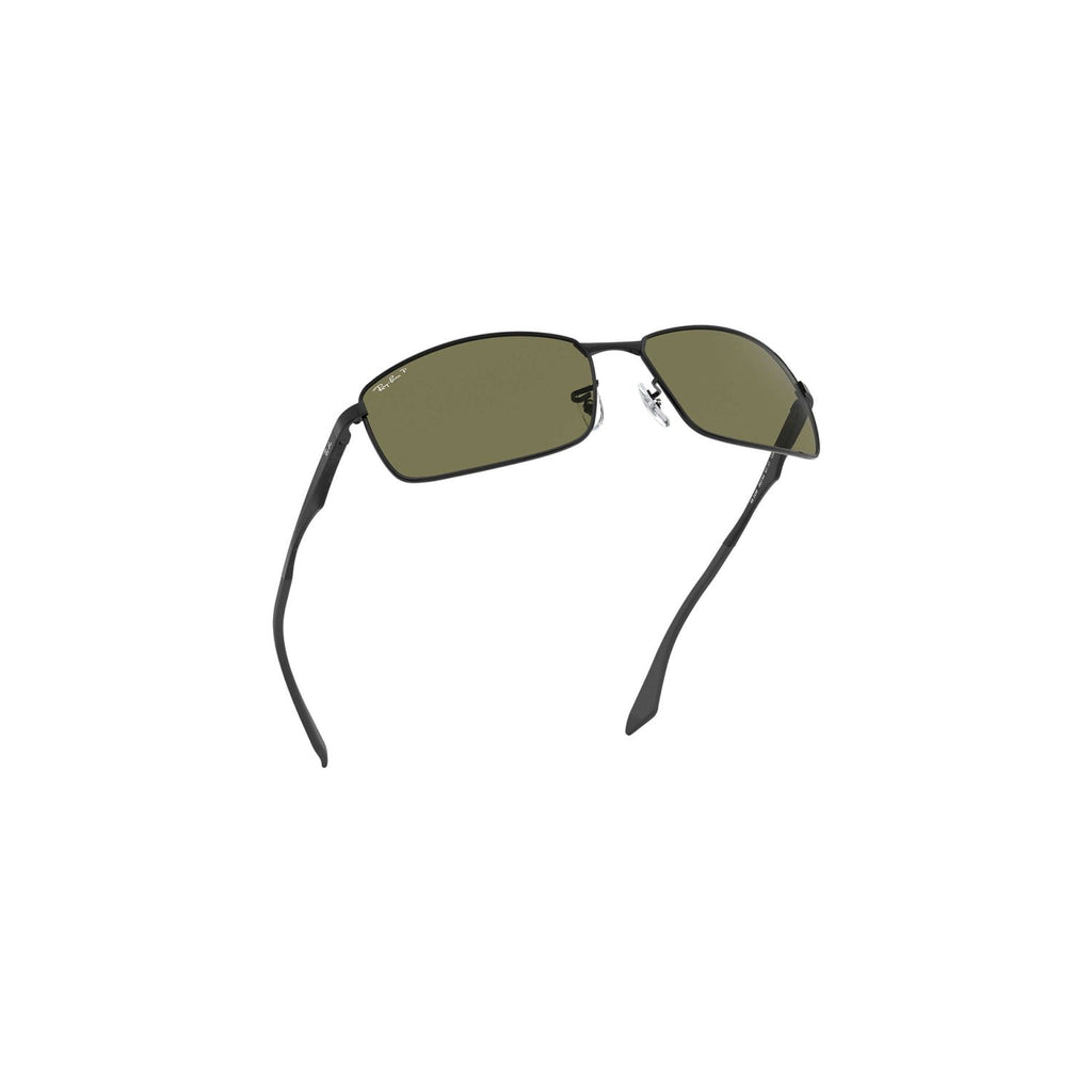 Ray Ban RB3498 RB3498 Green Black Men's Polarized Sunglasses