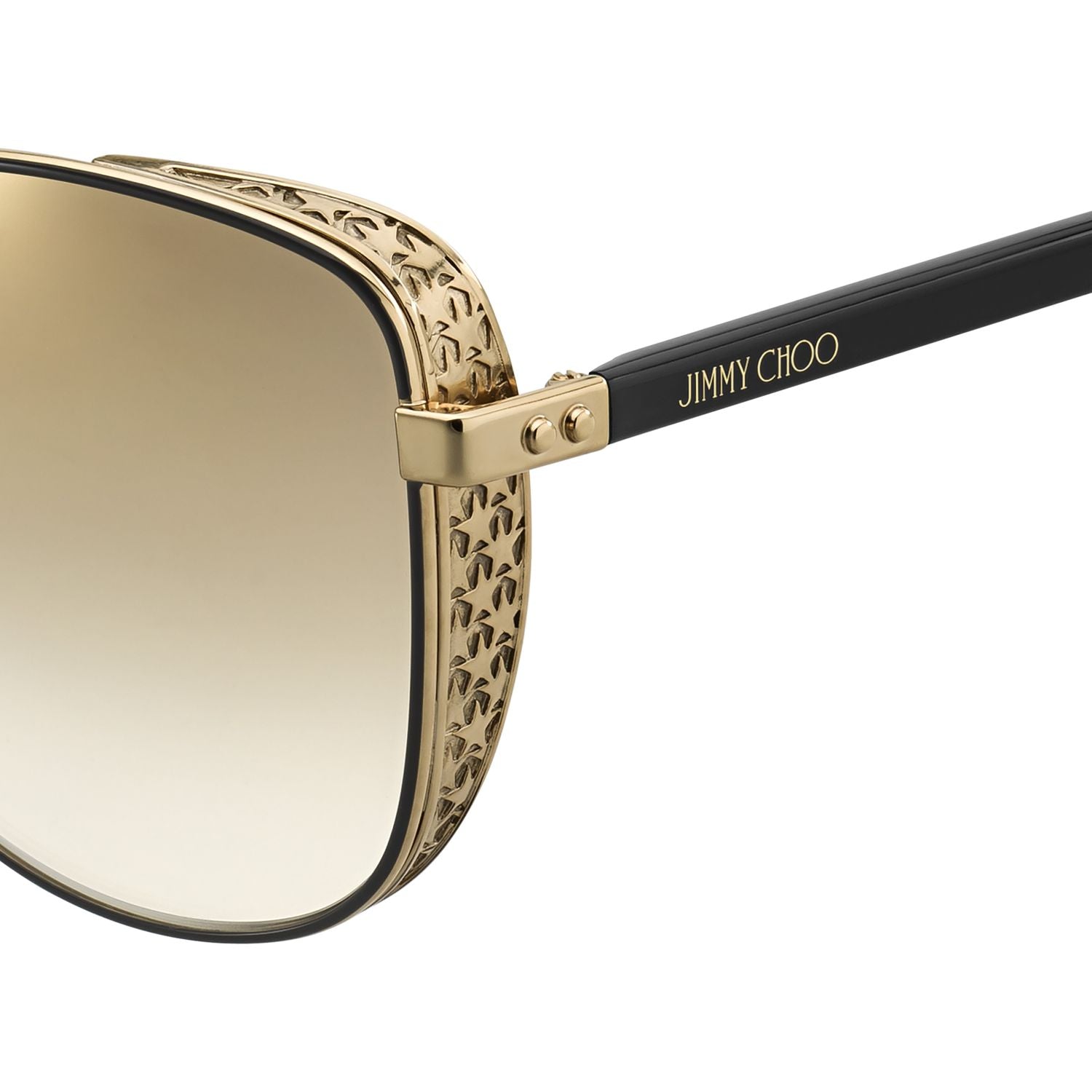 Jimmy Choo SHEENA Brown Black Women's Sunglasses