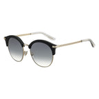 Jimmy Choo HALLY Grey Black Women's Sunglasses