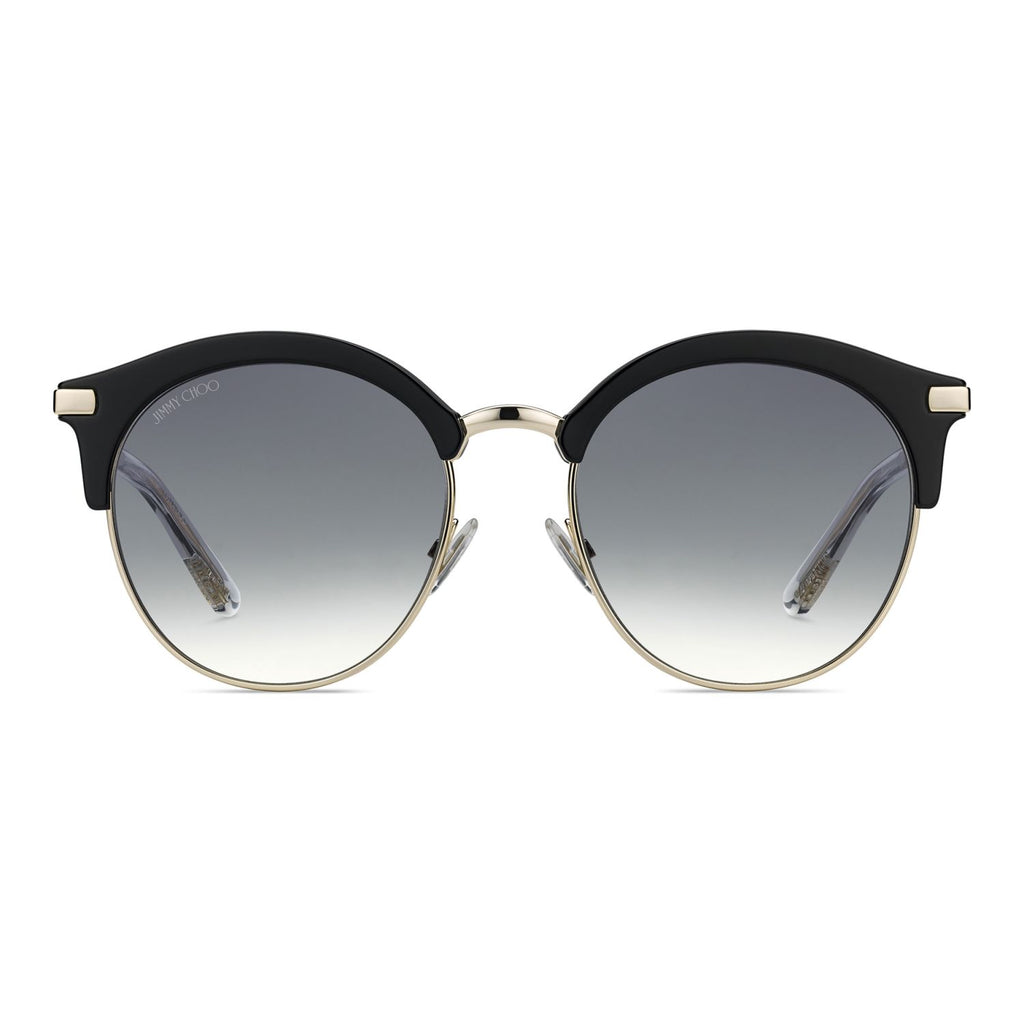 Jimmy Choo HALLY Grey Black Women's Sunglasses