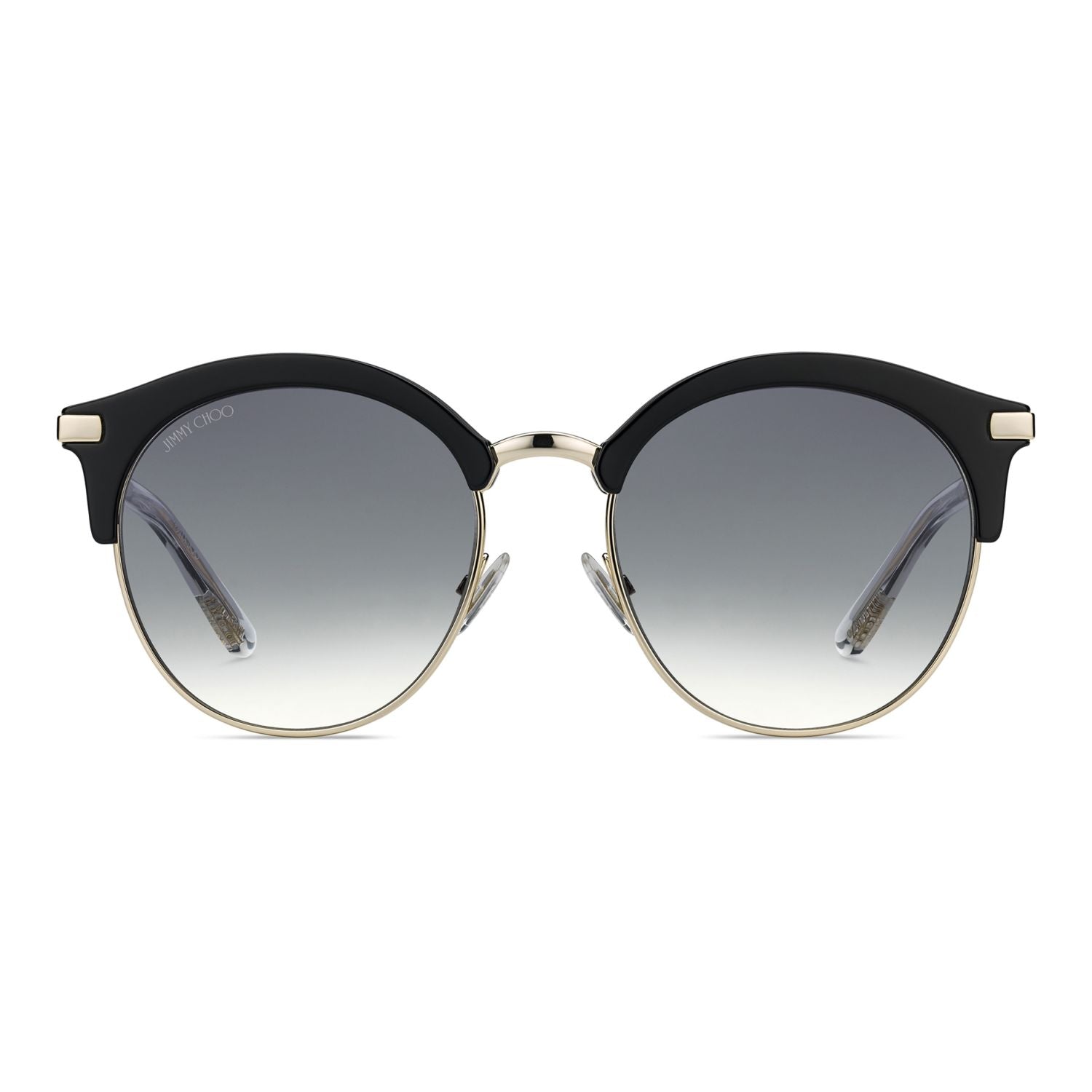 Jimmy Choo HALLY Grey Black Women's Sunglasses