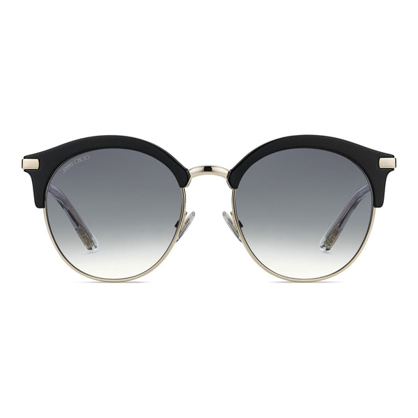 Jimmy Choo HALLY Grey Black Women's Sunglasses