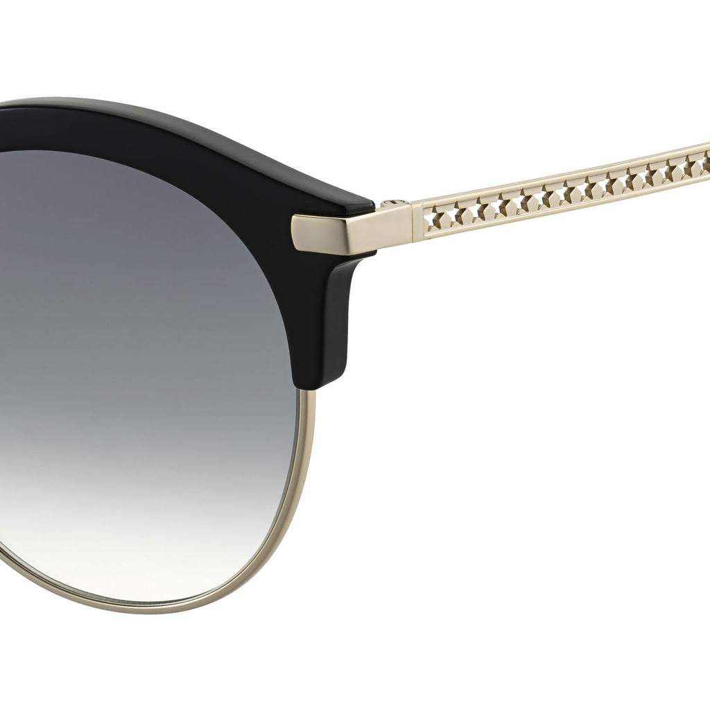 Jimmy Choo HALLY Grey Black Women's Sunglasses