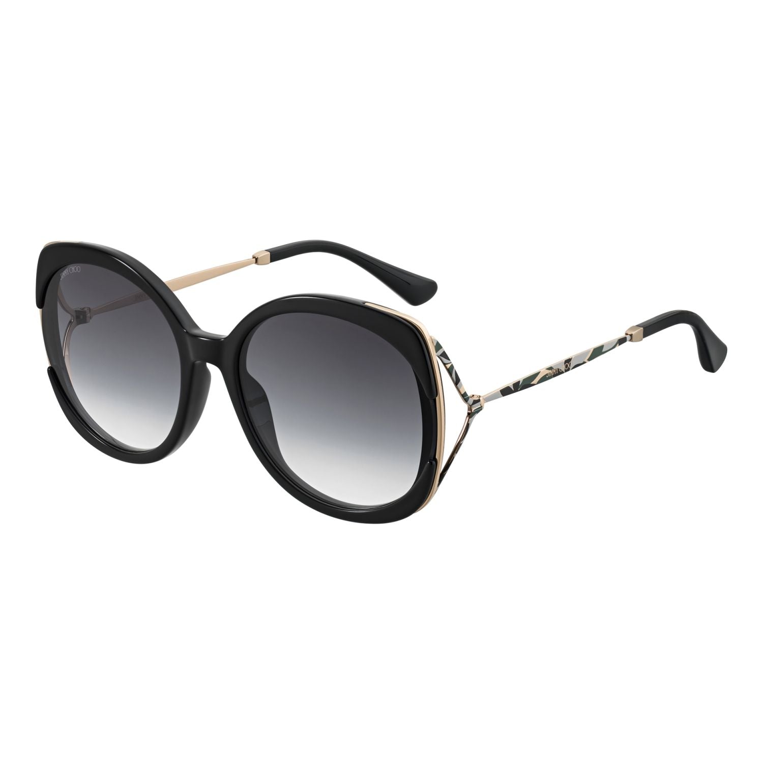 Jimmy Choo LILA Grey Black Women's Sunglasses