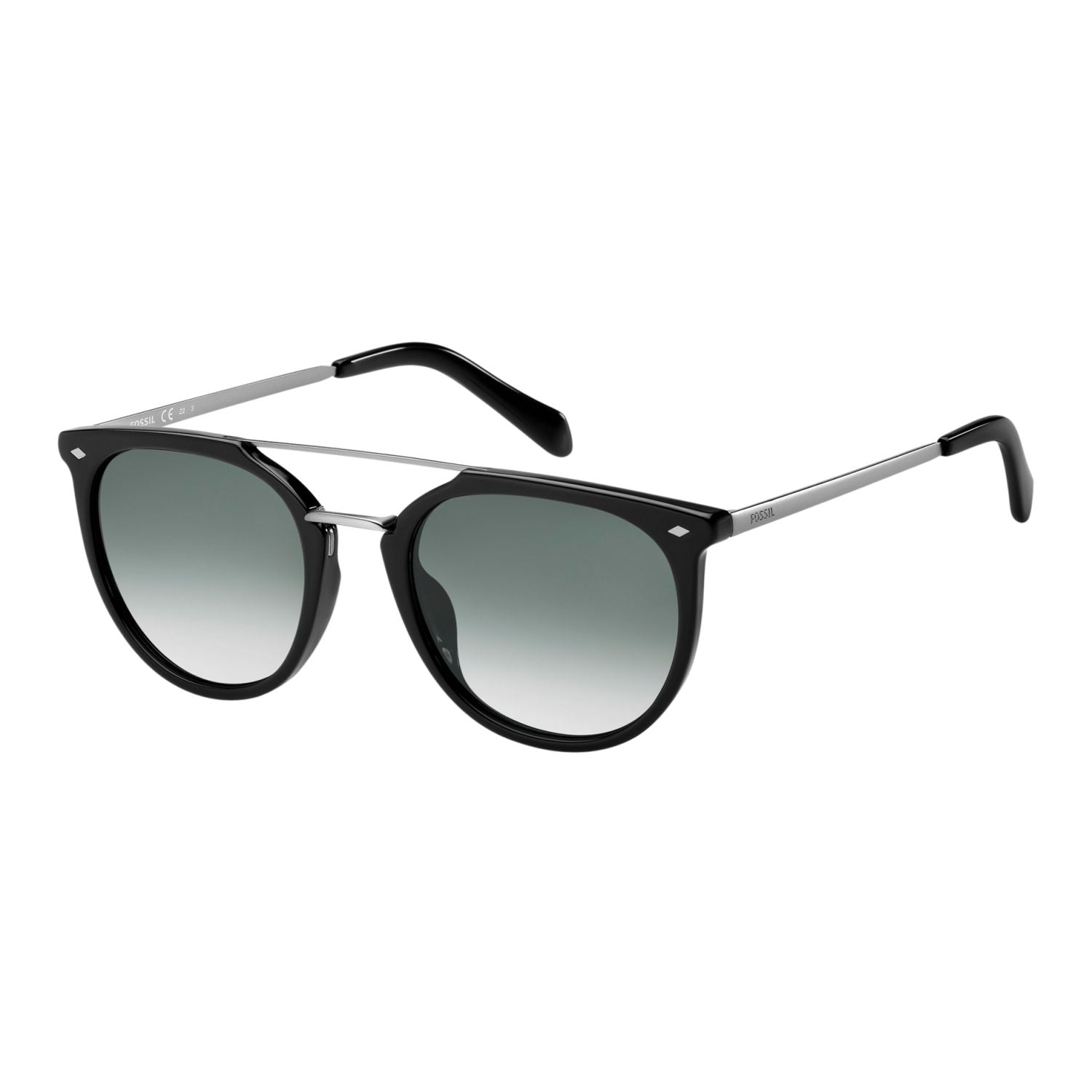 Fossil FOS 3077/S Grey Black Unisex Sunglasses