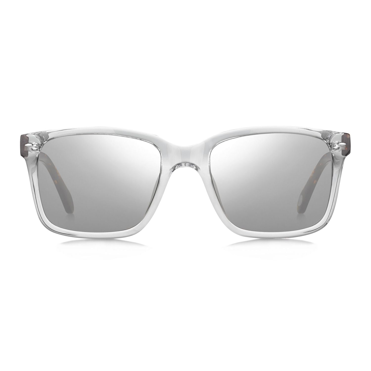 Fossil FOS 2076/S Silver Clear Men's Sunglasses