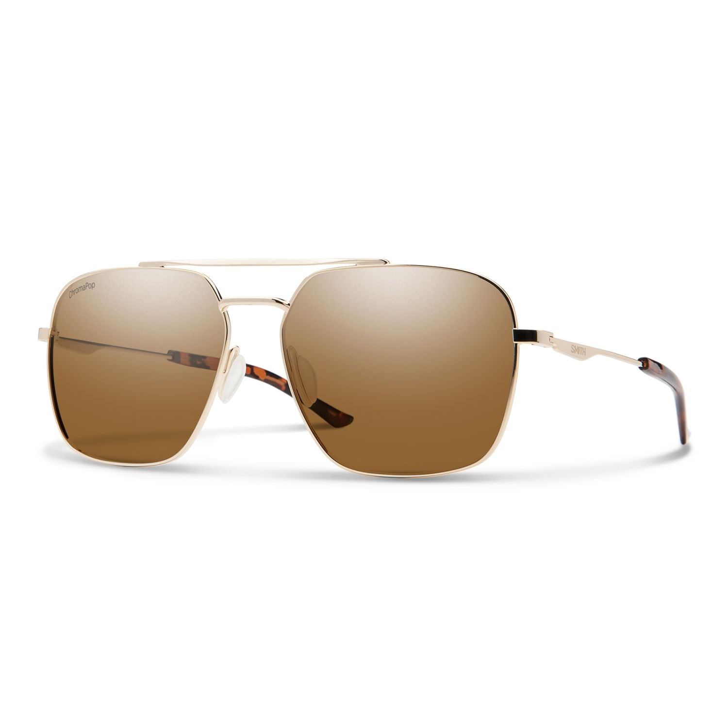 Smith DOUBLE DOWN Brown Gold Men's Sunglasses