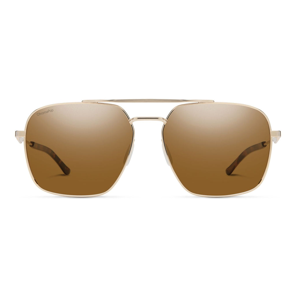 Smith DOUBLE DOWN Brown Gold Men's Sunglasses