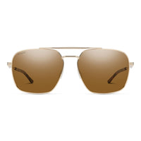 Smith DOUBLE DOWN Brown Gold Men's Sunglasses