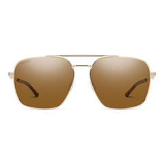 Smith DOUBLE DOWN Brown Gold Men's Sunglasses