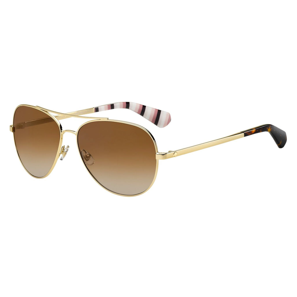 Kate Spade AVALINE 2 Brown Gold Women's Sunglasses