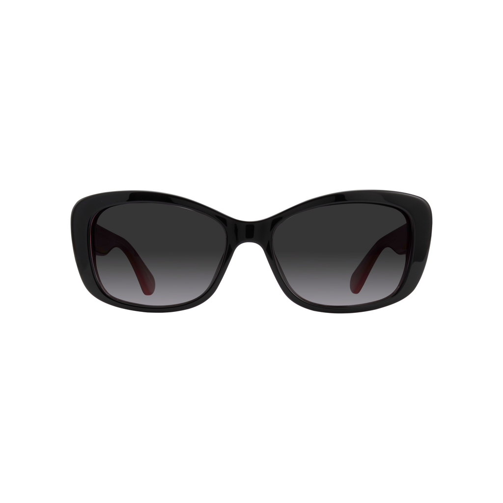 Kate Spade CLARETTA/P/S Grey Black Women's Sunglasses