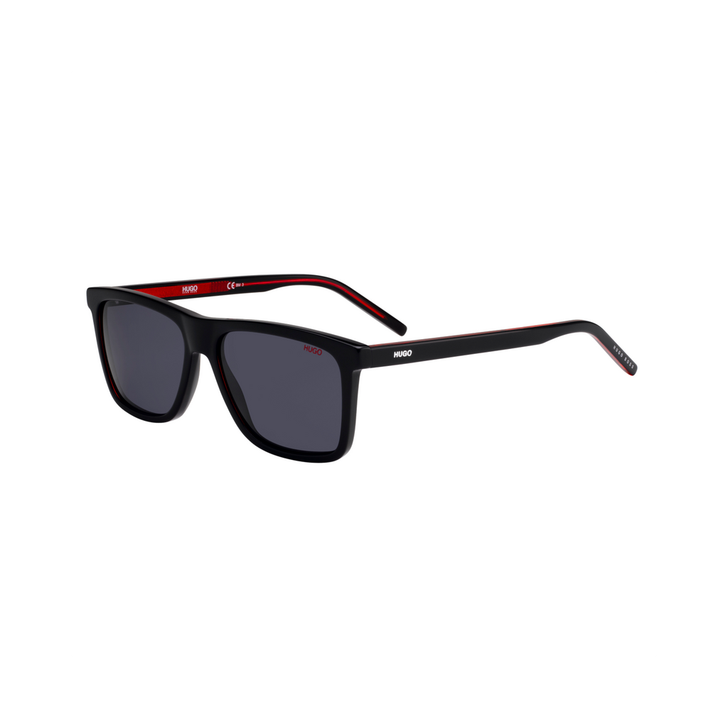 Hugo HG 1003/S Grey Black Men's Sunglasses