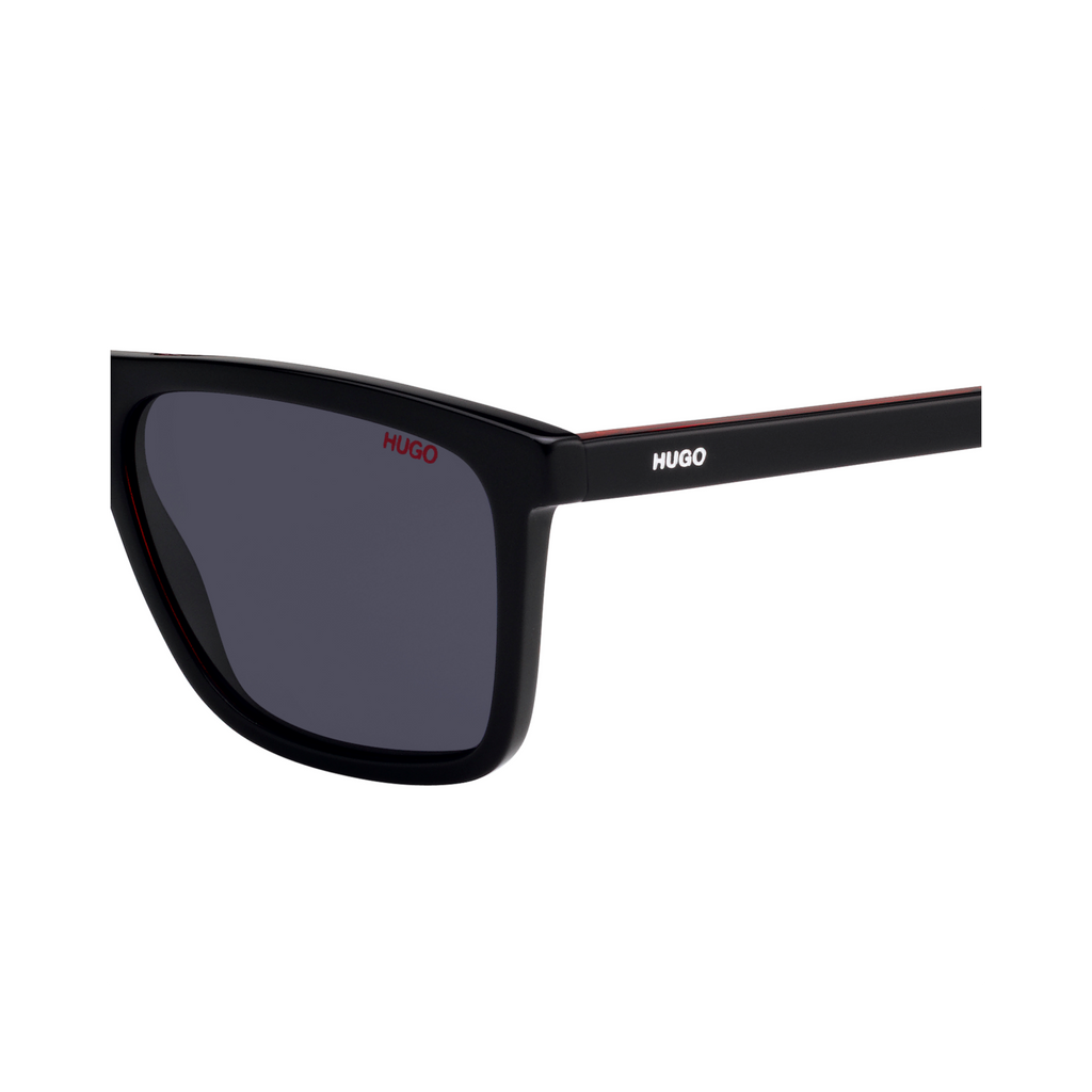 Hugo HG 1003/S Grey Black Men's Sunglasses
