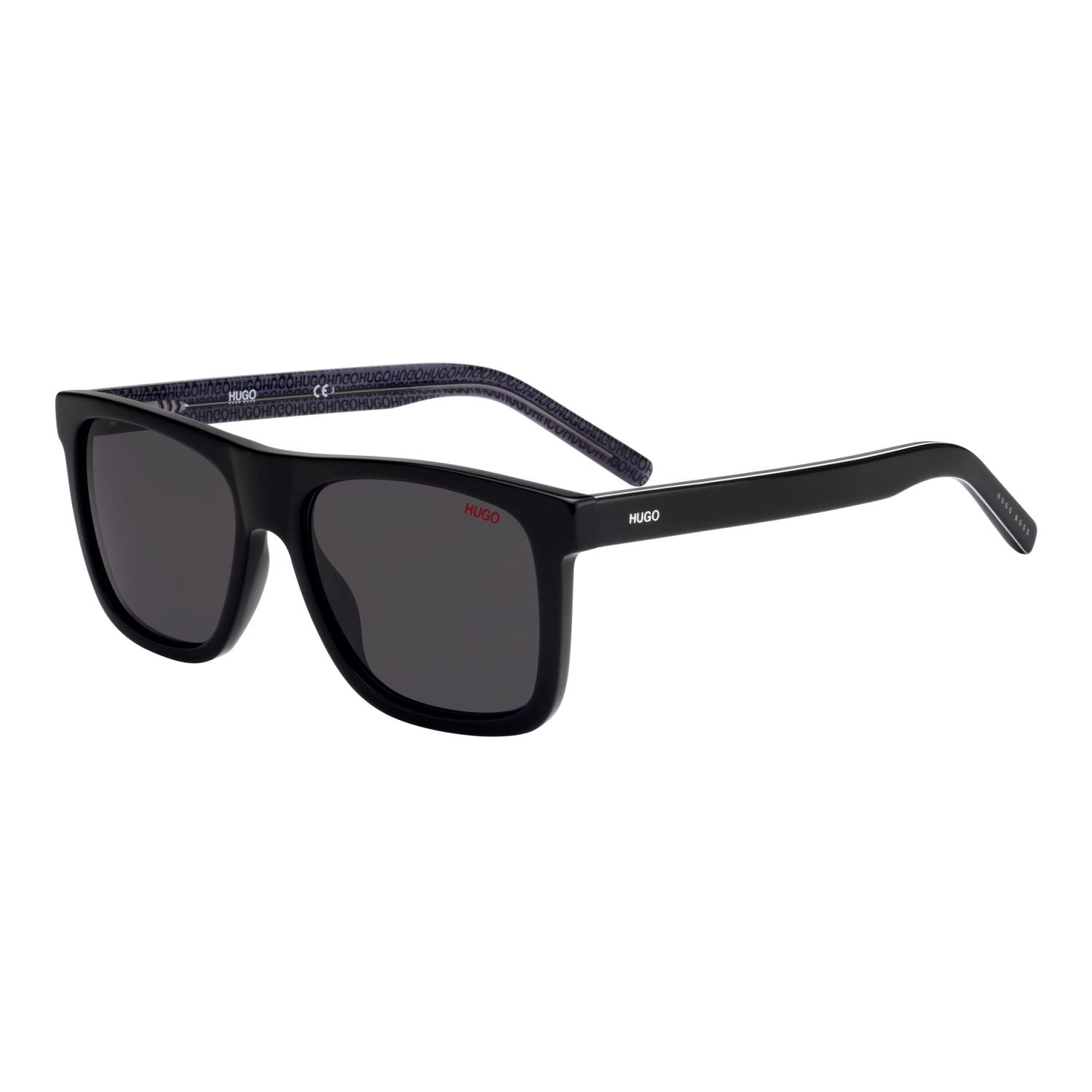 Hugo HG 1009/S Grey Black Men's Sunglasses