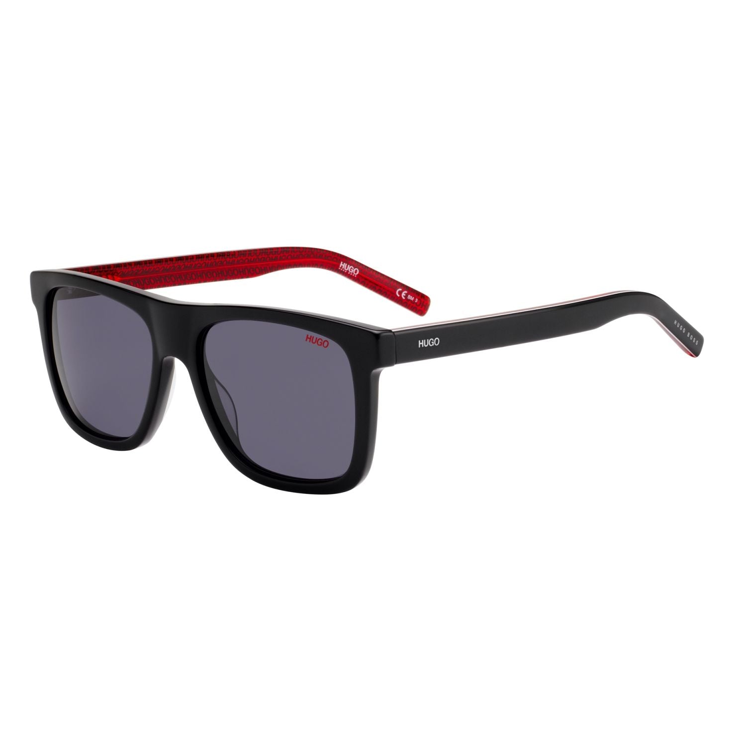 Hugo HG 1009/S Grey Black Men's Sunglasses