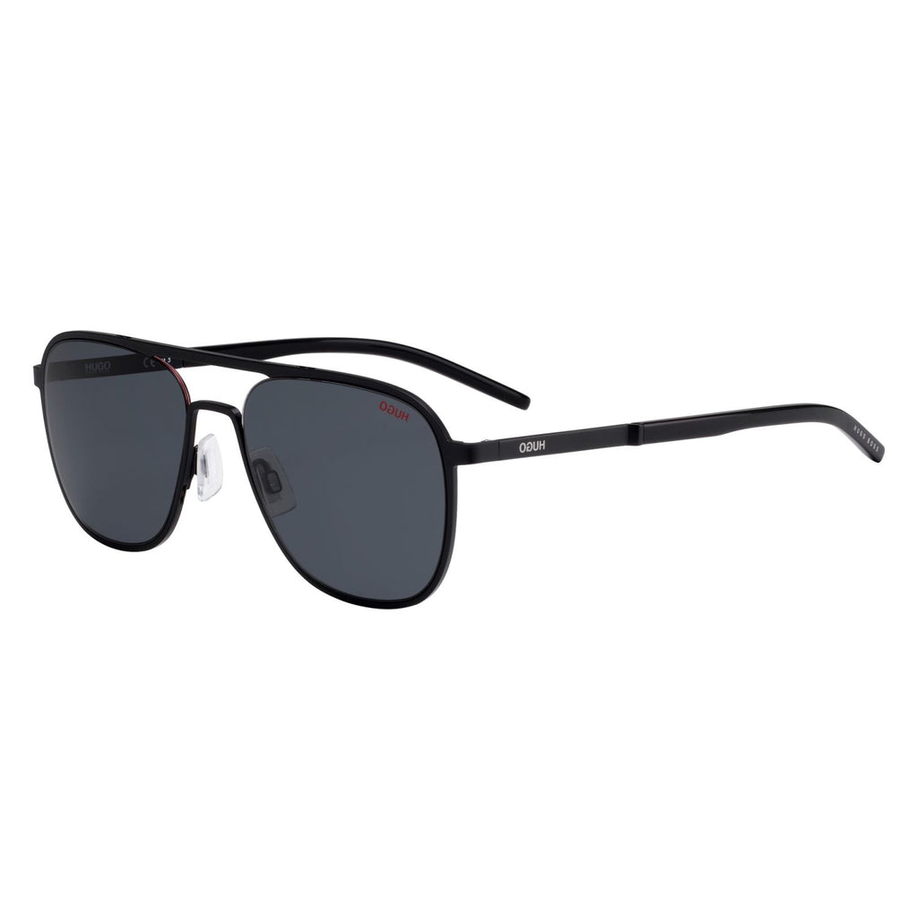 Hugo HG 1001/S Grey Black Men's Sunglasses
