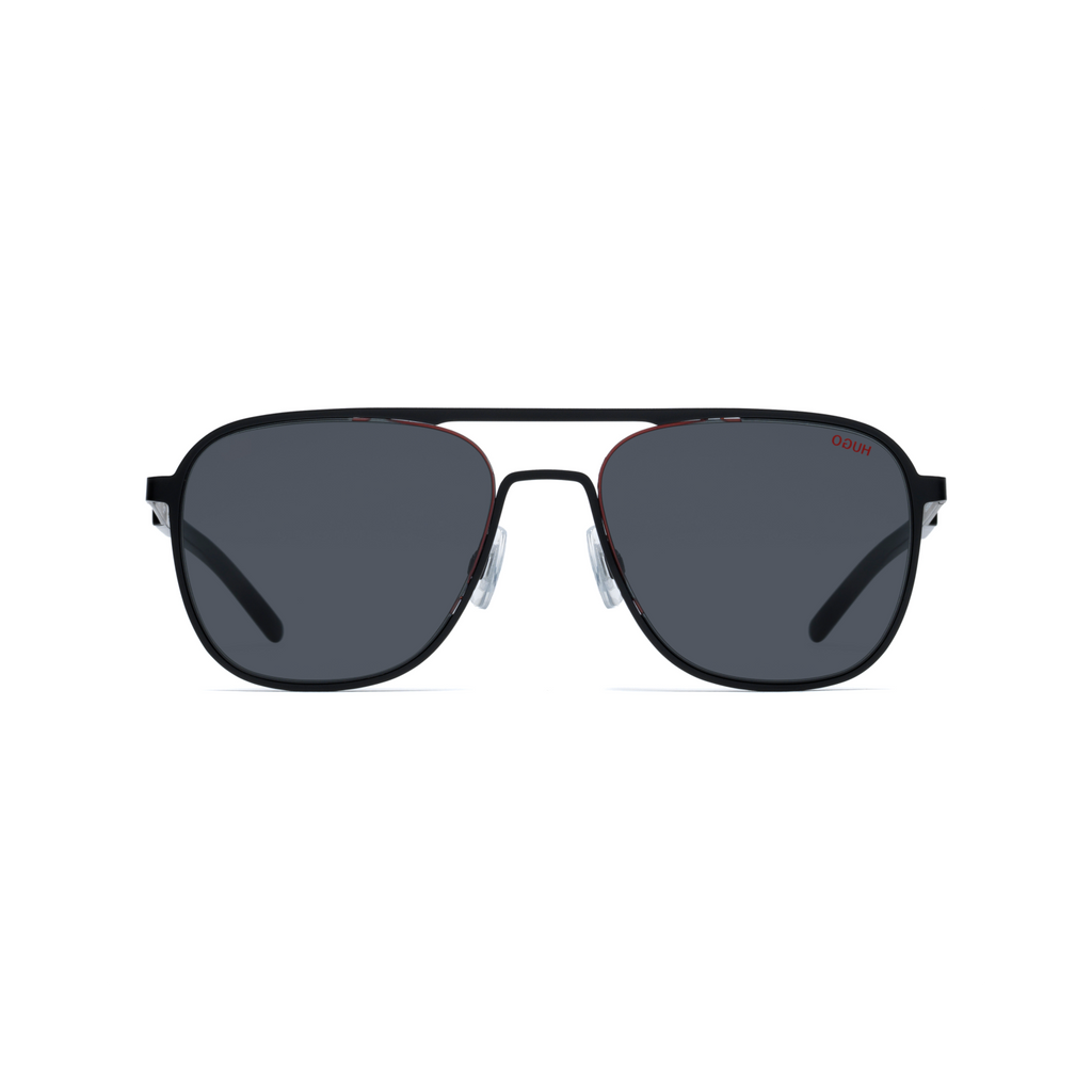 Hugo HG 1001/S Grey Black Men's Sunglasses