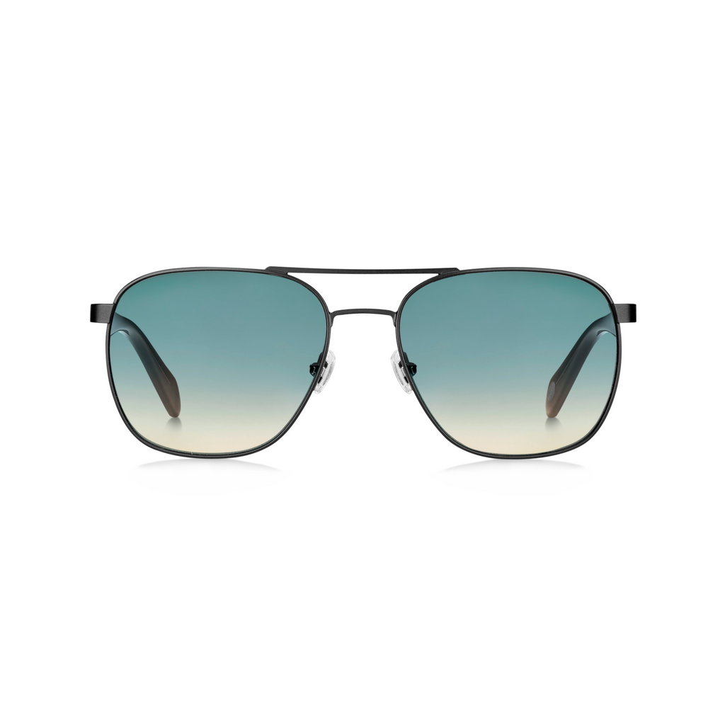 Fossil FOS 2081/S Grey Black Men's Sunglasses