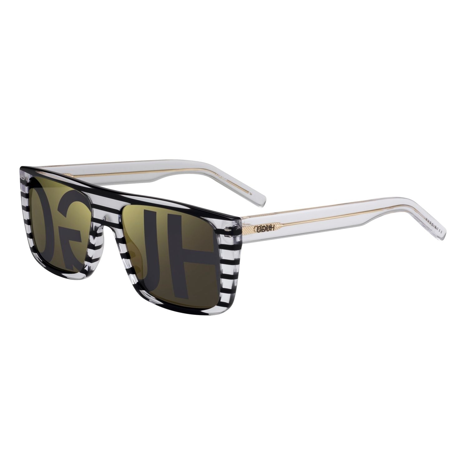 Hugo HG 1002/S Gold Clear Men's Sunglasses