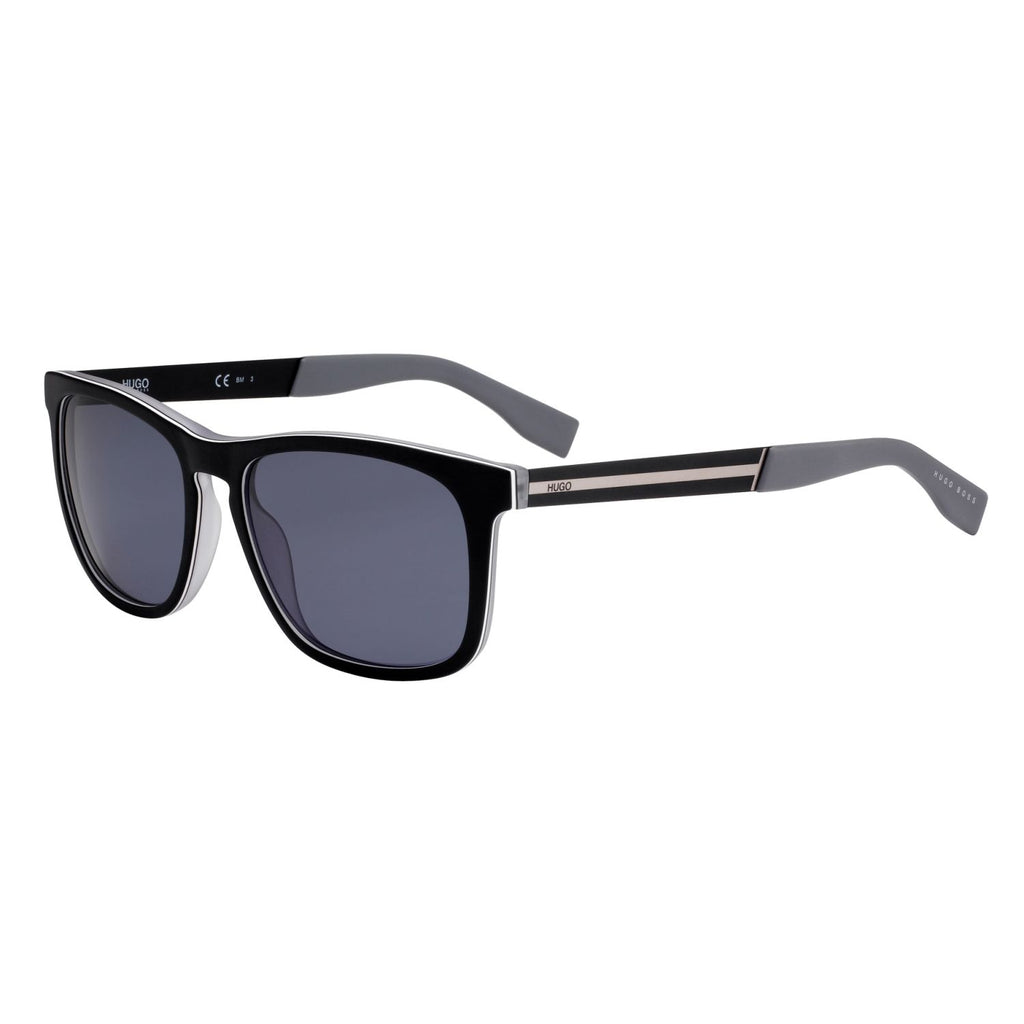 Hugo HG 0245/S Grey Black Men's Sunglasses